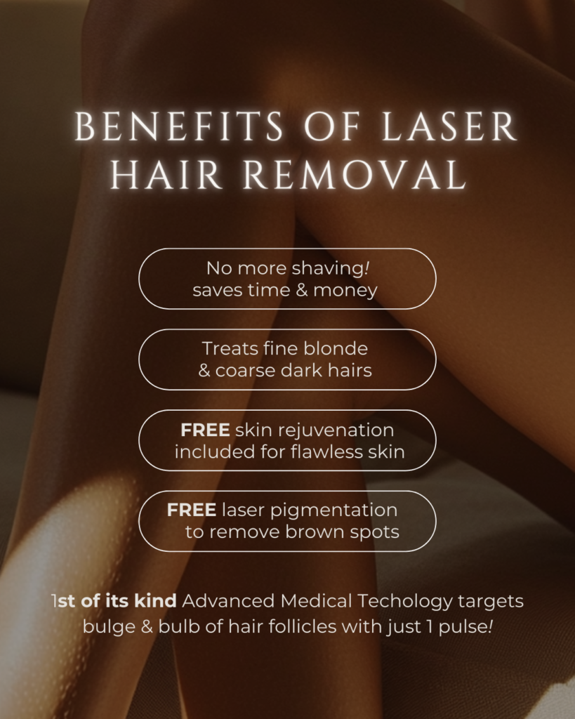 Benefits of laser hair 2 - Brigitte Biller Cosmetic